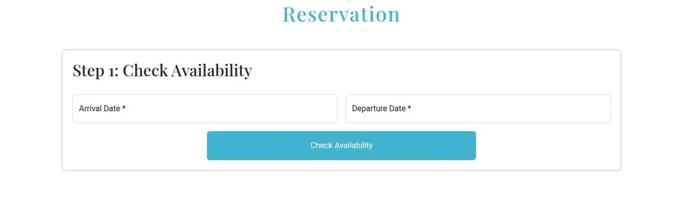 availability check in room booking module
