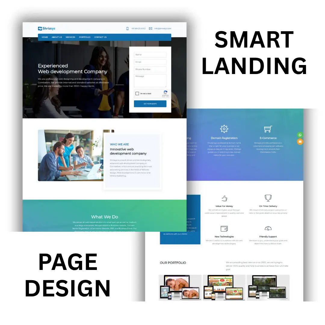 landing page design company