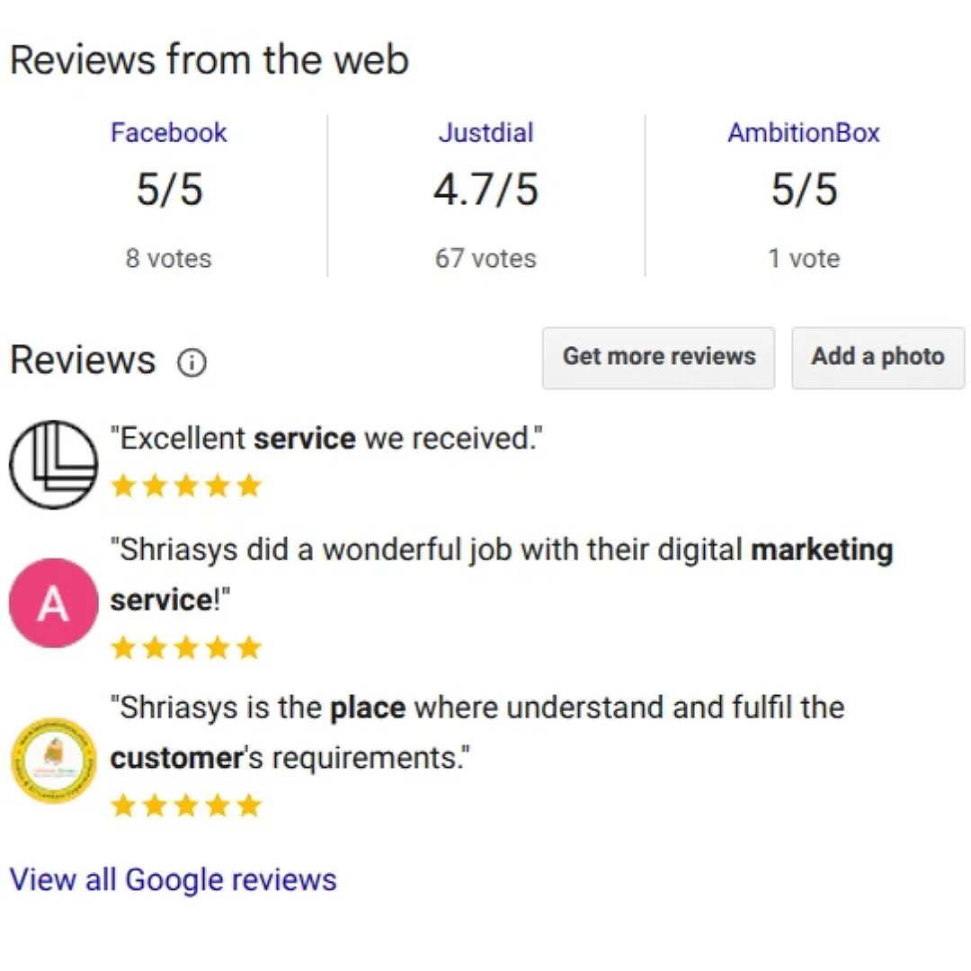 google business reviews