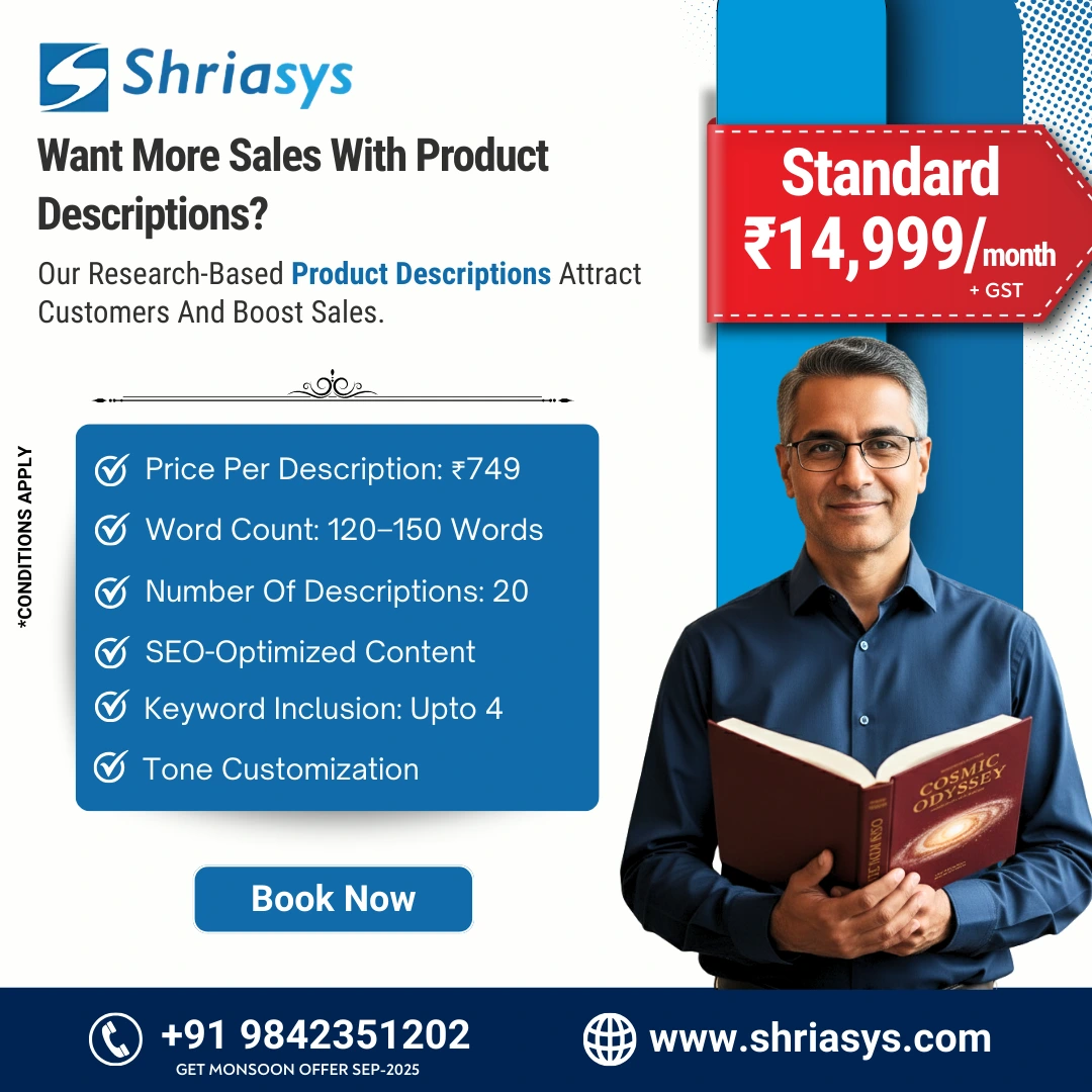 Standard Product Description Content