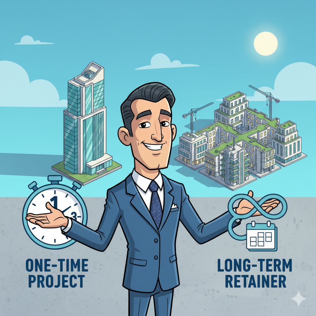 One-time Project Vs Long-term Retainer in Digital Marketing